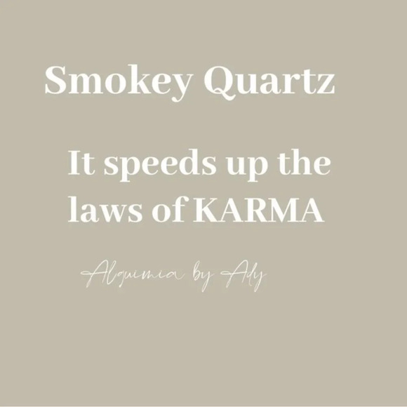 Smokey Quartz donut chunky pendant sterling silver necklace - Picture 3 of 6